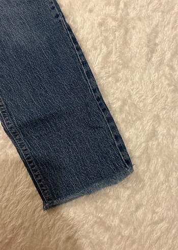 Koton Mavi Regular Fit Kadın Midi Kot Pantolon