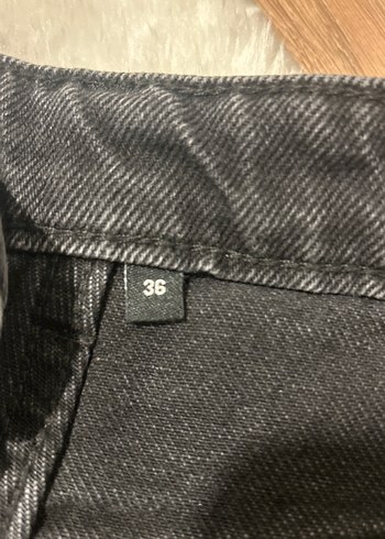 s Beden Siyah Kadın Denim Pantolon