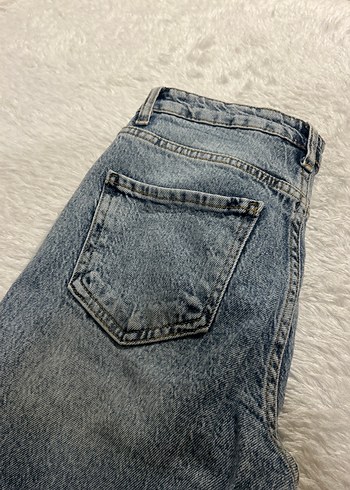 Kadın Kot Pantolon Metal Tokalı - Görsel 9