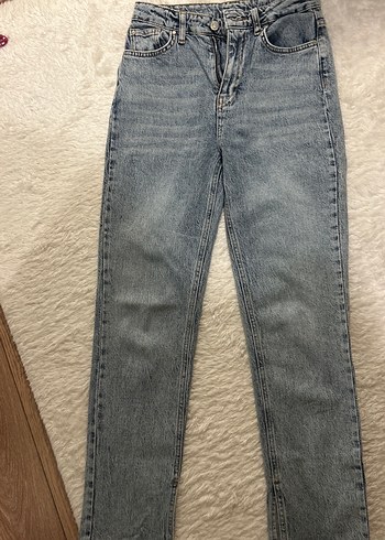 Kadın Kot Pantolon Metal Tokalı - Görsel 8