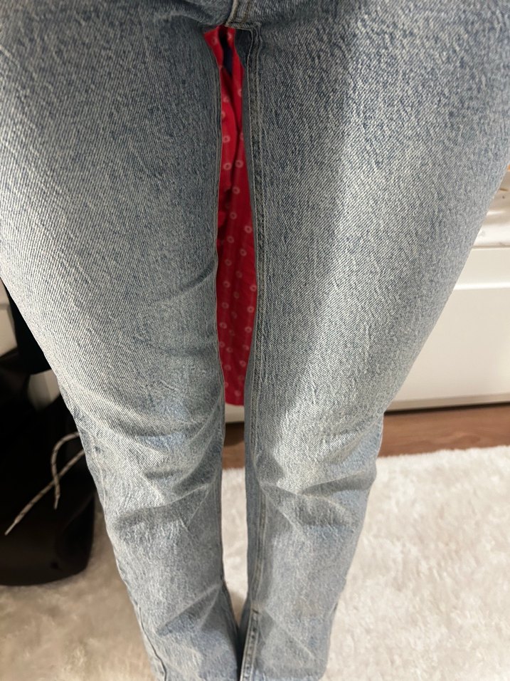 Kadın Kot Pantolon Metal Tokalı - Görsel 2