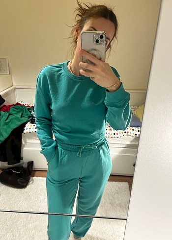 Kadın Rahat Kesim Eşofman Takımı - Görsel 6