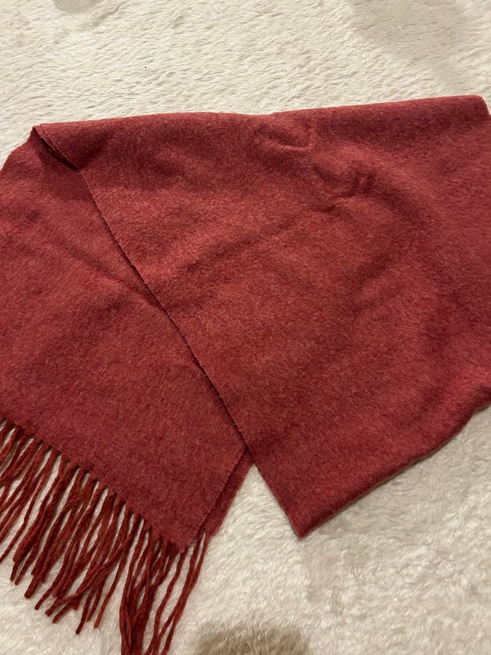 Koyu pembe atkı - Görsel 2