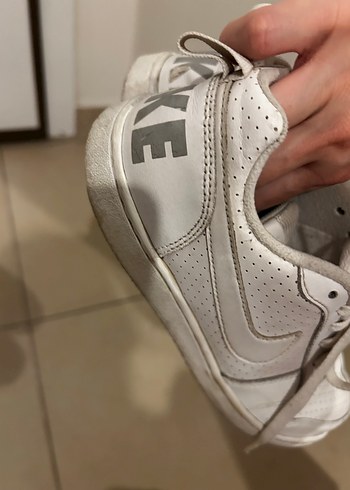 Beyaz Bağcıklı Kadın Spor Ayakkabı - Görsel 5