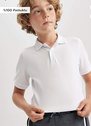 DeFacto Erkek Çocuk Polo Yaka Tişört 