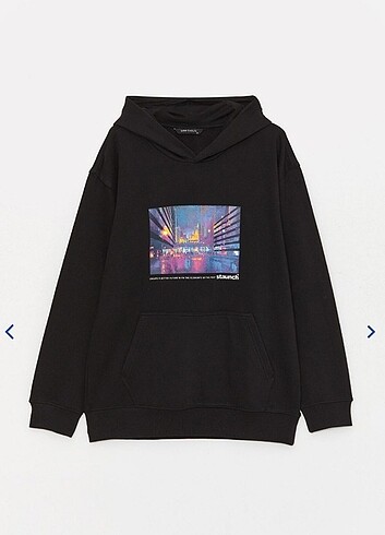 Lc waikiki Erkek Kapüşonlu sweatshirt 