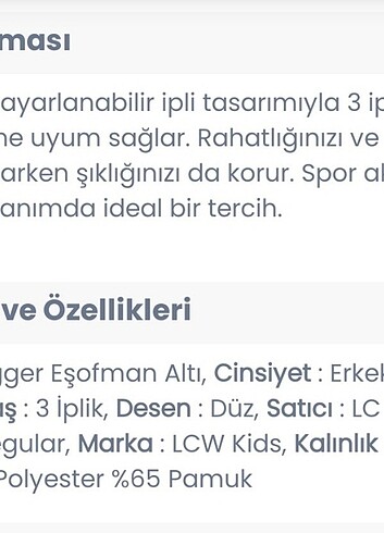 12-13 Yaş Beden yeşil Renk LCW Erkek Çocuk Eşofman Altı 