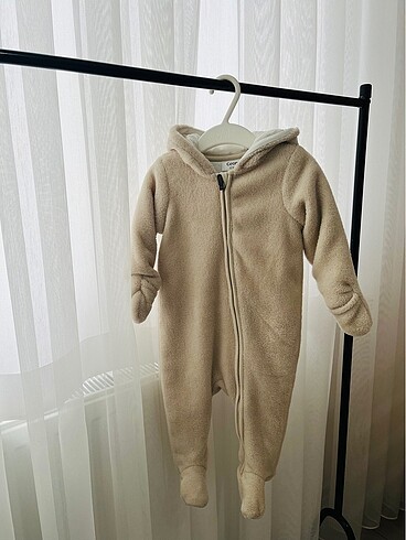 9-12 Ay Beden ten rengi Renk Peluş tulum 12 aylık