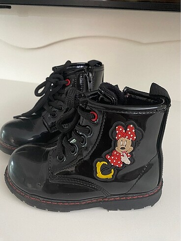 Mickey Mause siyah rugan çocuk botu