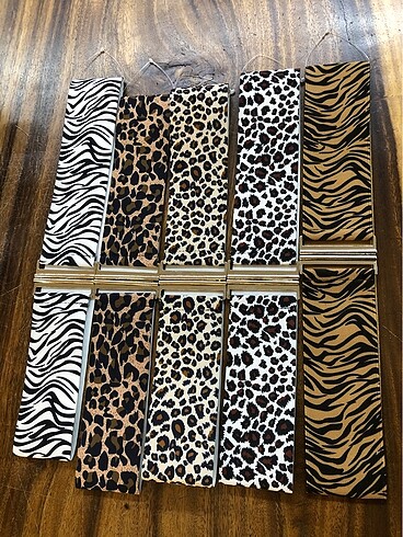 5 ÇEŞİT LEOPAR DESENLİ BEL KEMERİ