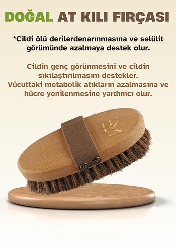 Diğer Doğal At Kılı Selülit Karşıtı Fırça