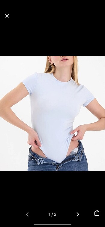 BEBE MAVİSİ BODYSUİT SIFIR