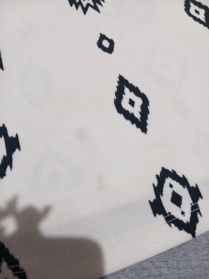 Bohem Gri Desenli V Yakalı Bluz - Görsel 4