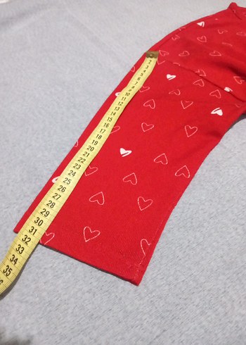 Kırmızı Uzun Kollu Hamile Tunik - Görsel 8