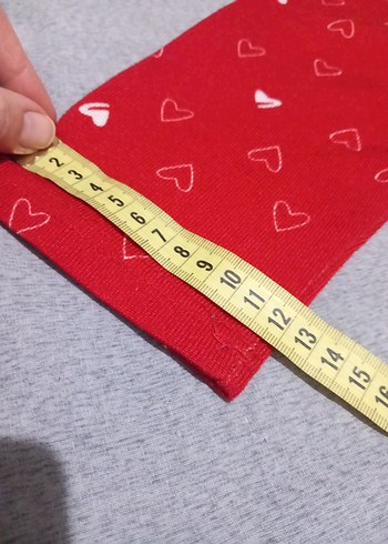 Kırmızı Uzun Kollu Hamile Tunik - Görsel 7