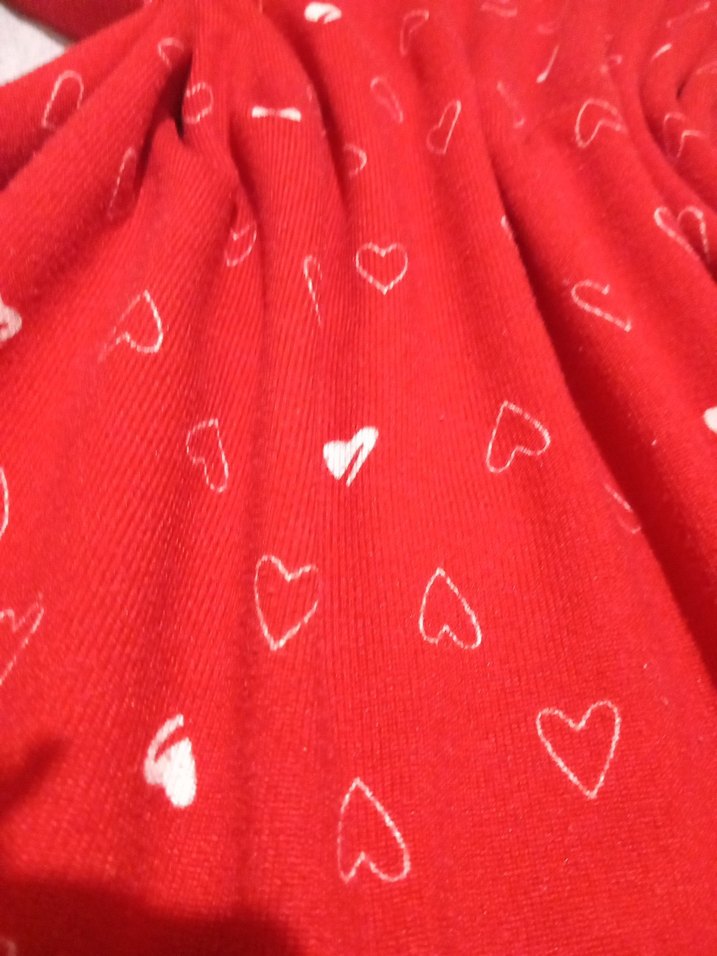 Kırmızı Uzun Kollu Hamile Tunik - Görsel 3