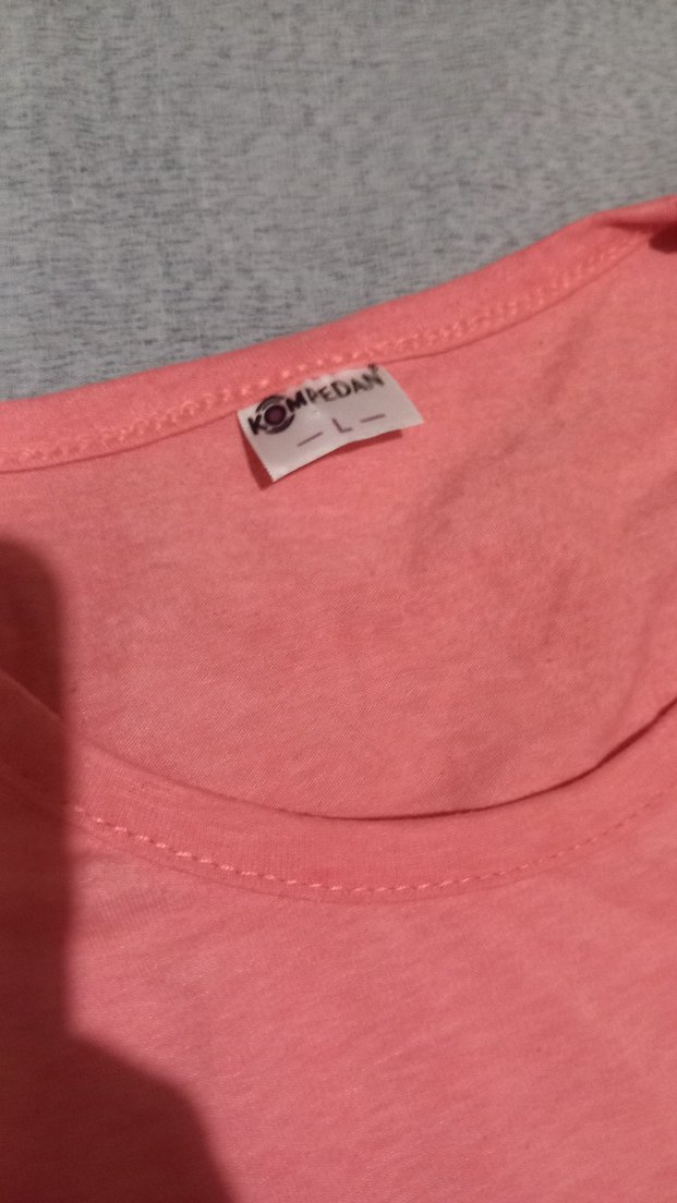 Kız Çocuk Pembe Pamuklu Baskılı Uzun Kollu Tişört - Görsel 3