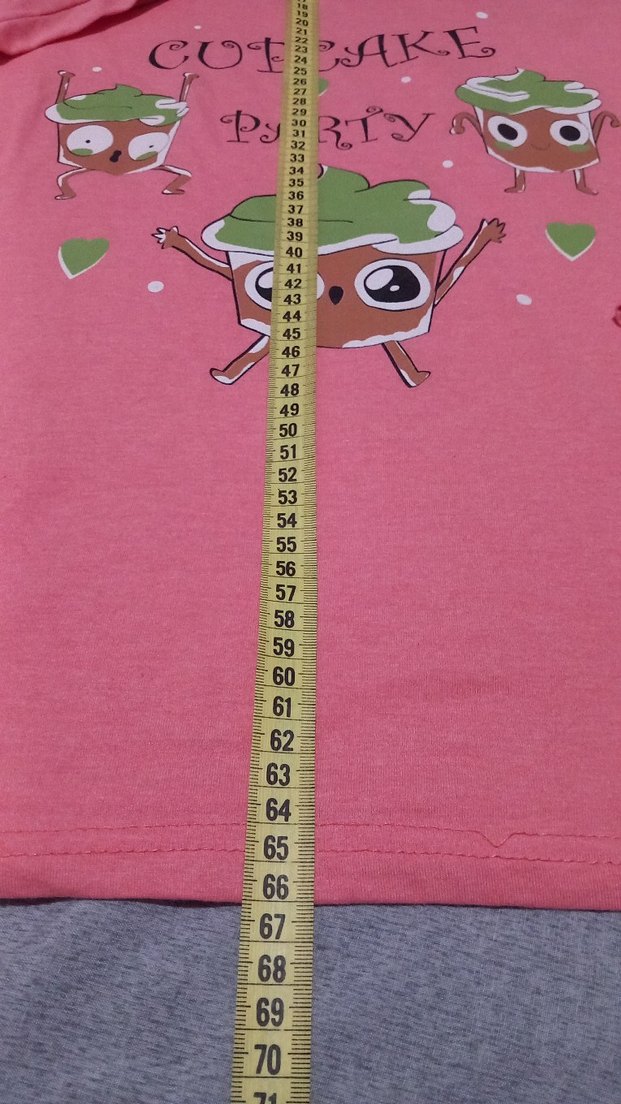 Kız Çocuk Pembe Pamuklu Baskılı Uzun Kollu Tişört - Görsel 4