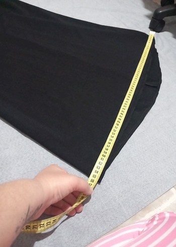 Siyah V Yakalı Kolsuz Midi Triko Elbise - Görsel 6