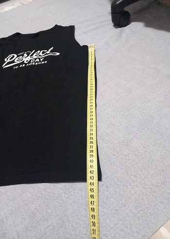 Siyah Baskılı Erkek Atlet - Görsel 3