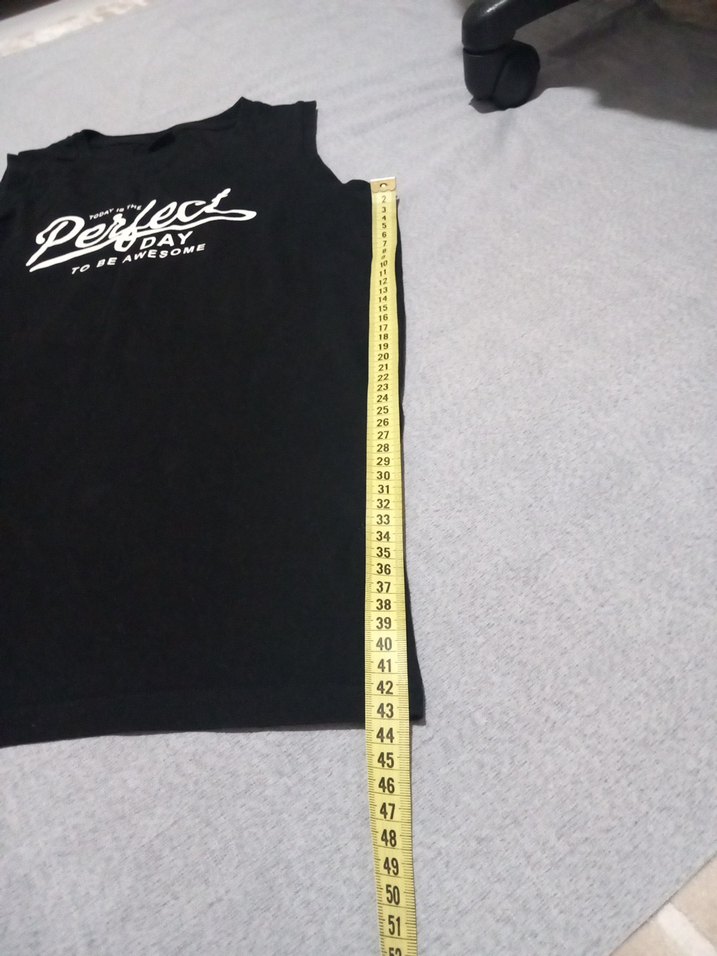 Siyah Baskılı Erkek Atlet - Görsel 3