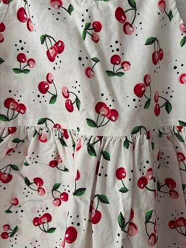LC Waikiki Kiraz desenli tatlı elbise