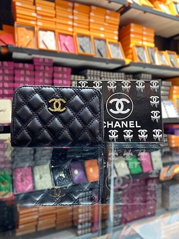  Beden beyaz Renk Chanel cüzdan