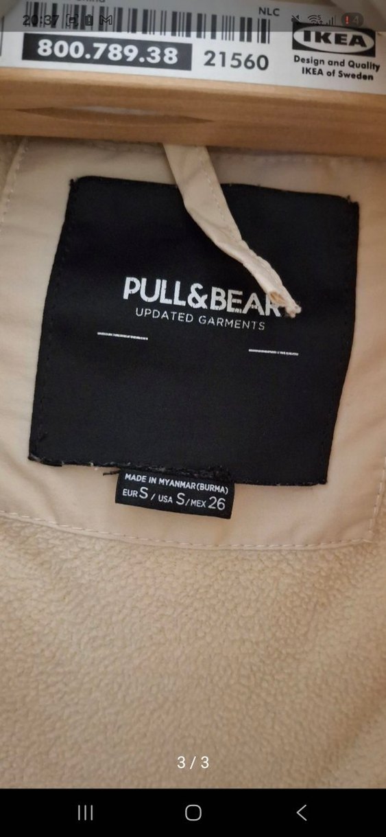 Pull&bear Kadın Kışlık oversize Mont - Görsel 3
