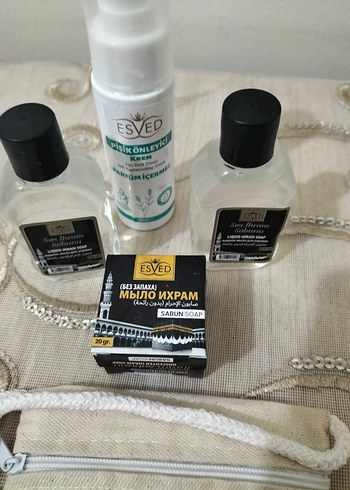 ihram seti ve boyun çantası - Görsel 4