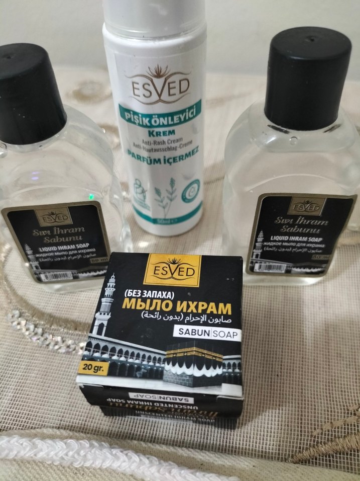 ihram seti ve boyun çantası - Görsel 2