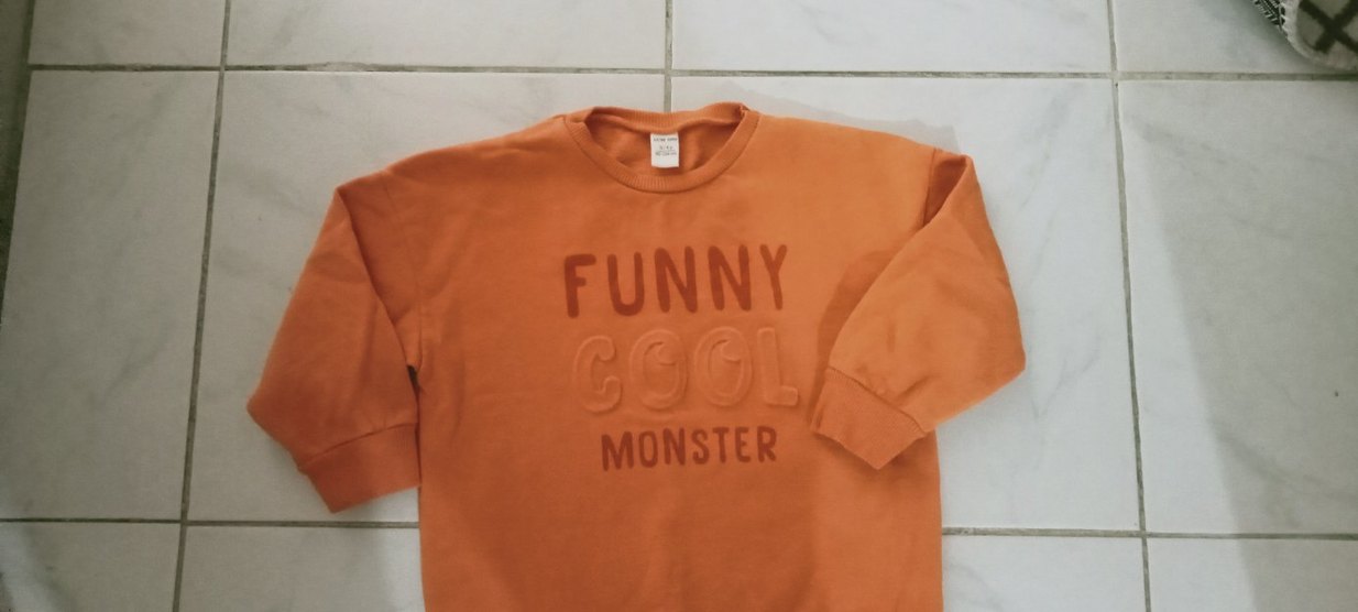 Erkek Çocuk Kahverengi Baskılı Sweatshirt - Görsel 2