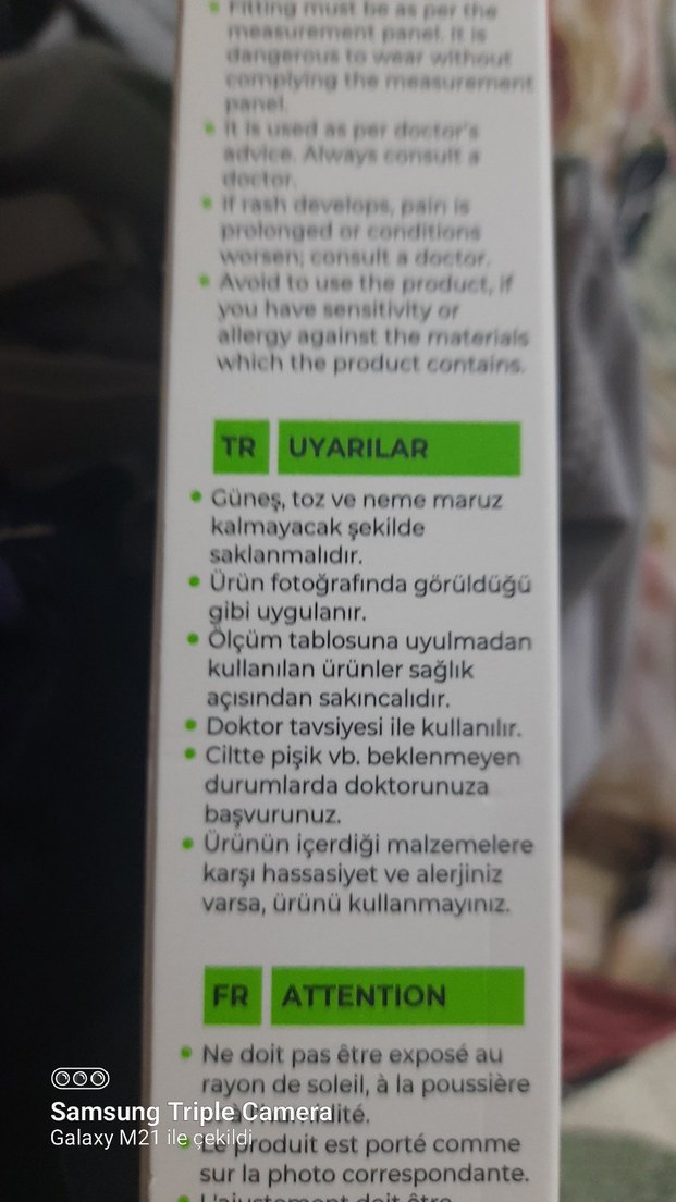 Gri Elastik Biker Diz Desteği - Görsel 5