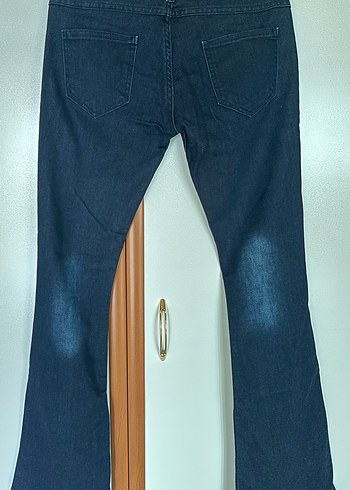 İspanyol Paça Jean Pantolon - Görsel 3