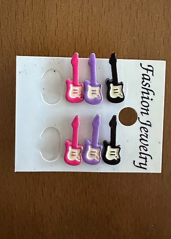 Elektrogitar Küpe - Görsel 3