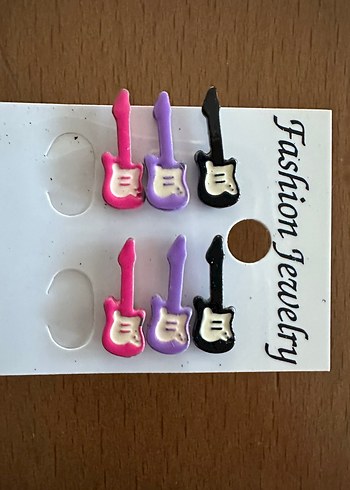 Elektrogitar Küpe - Görsel 2