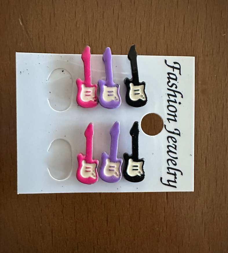 Elektrogitar Küpe - Görsel 2