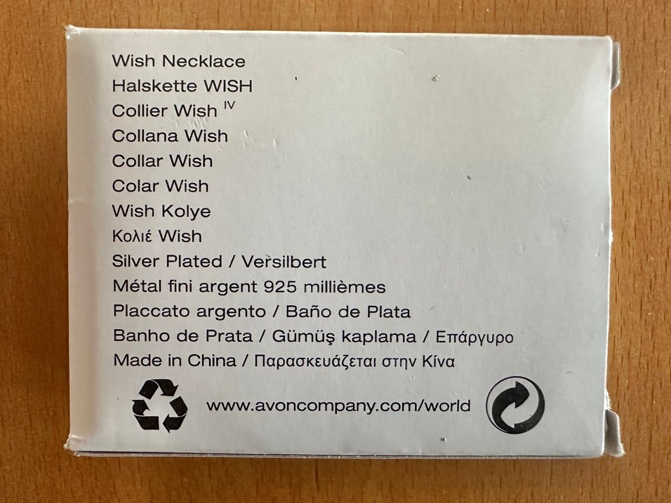Avon Gümüş Kaplama Kolye - Görsel 4