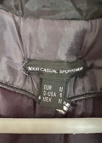 Mango Siyah Uzun Kadın Mont - Görsel 7