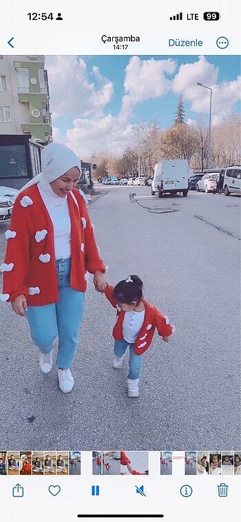 Anne kız hırka