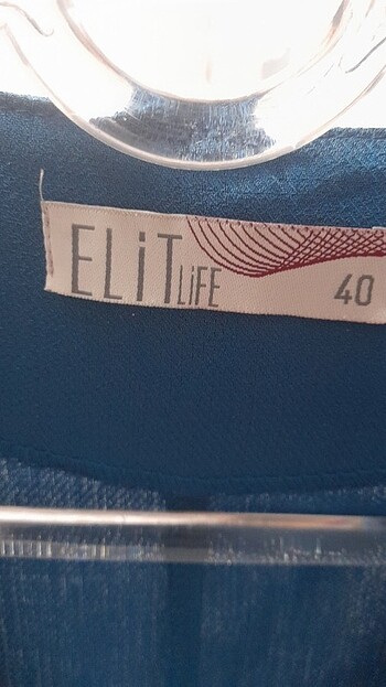 40 Beden mavi Renk Pileli yelek