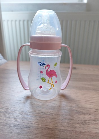 Pembe Bebek Biberonu Flamingo Desenli - Görsel 2