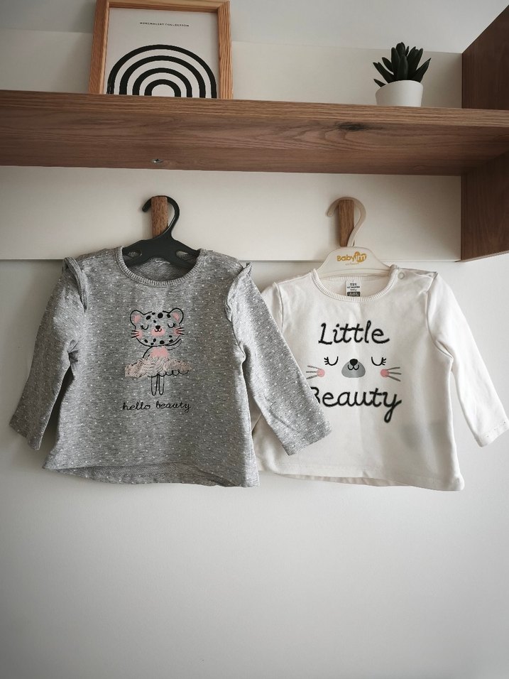 Kız Çocuk Uzun Kollu Baskılı Tişört - Görsel 2