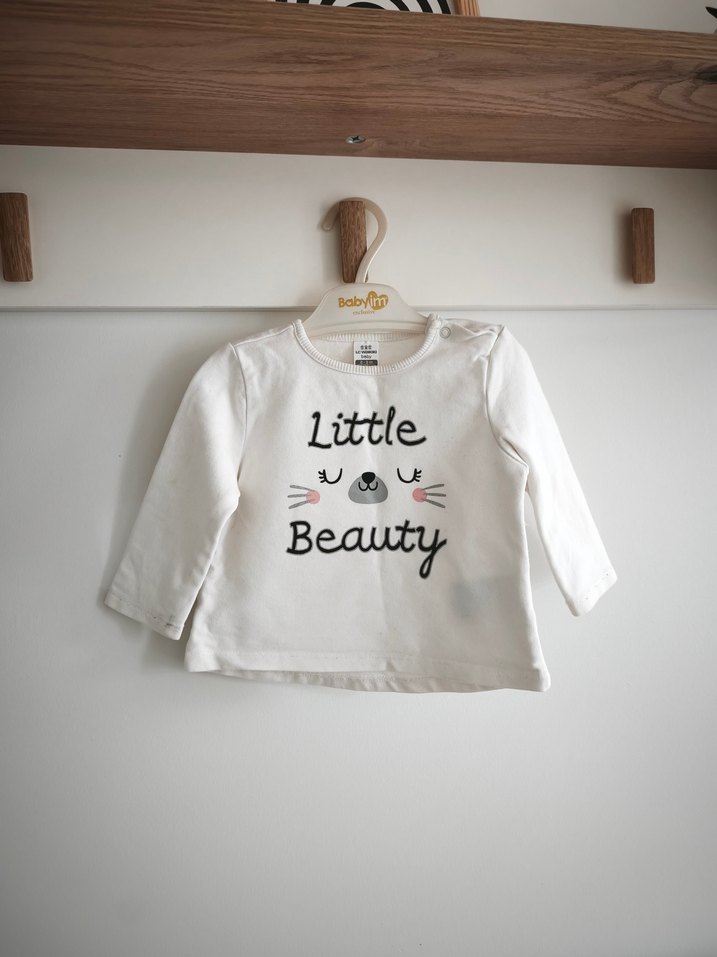 Kız Çocuk Uzun Kollu Baskılı Tişört - Görsel 4