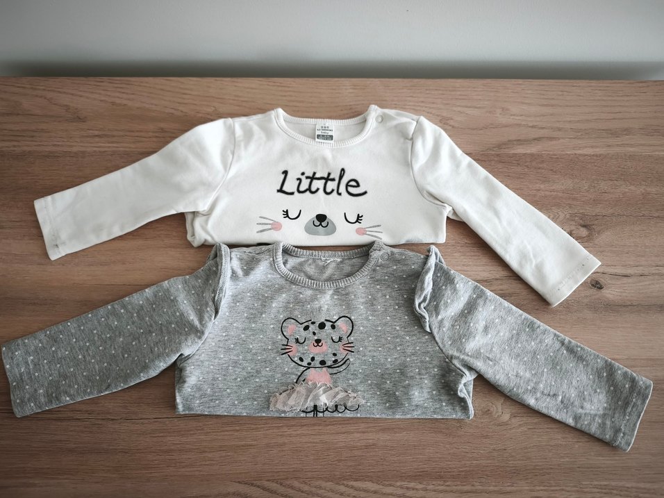 Kız Çocuk Uzun Kollu Baskılı Tişört - Görsel 5