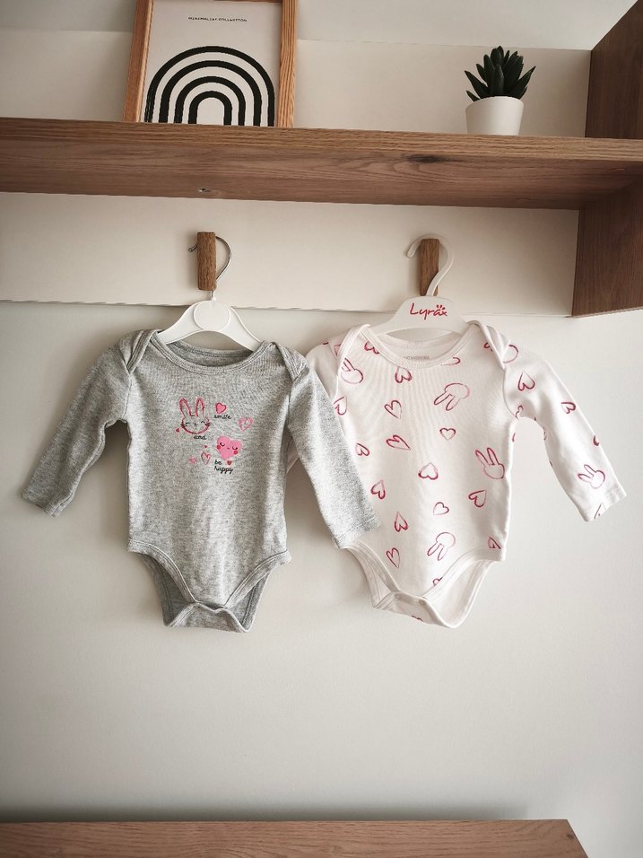 Uzun Kollu Örgü Bebek Kız Body Gri - Görsel 2