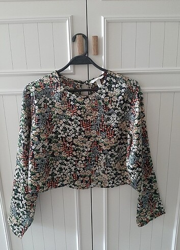 H&M SATEN GÖMLEK