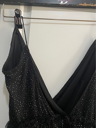 34 Beden siyah Renk Bershka mini elbise