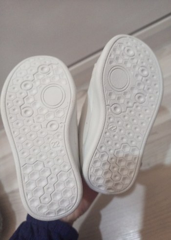 Beyaz Erkek Çocuk Cırt Cırtlı Spor Ayakkabı - Görsel 5