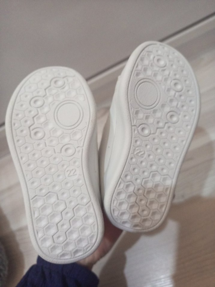 Beyaz Erkek Çocuk Cırt Cırtlı Spor Ayakkabı - Görsel 5