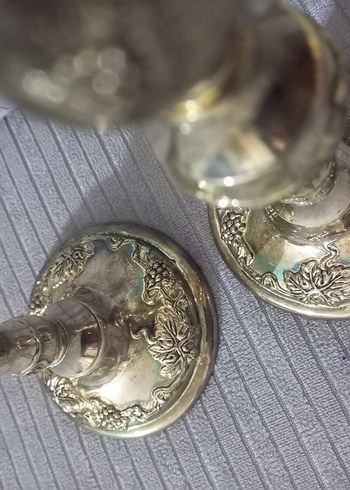 Gümüş şamdan çifti - Görsel 4